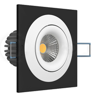 Точечный светильник LEDRON LH07SB-R SQ Black-White 3000K TRIAC